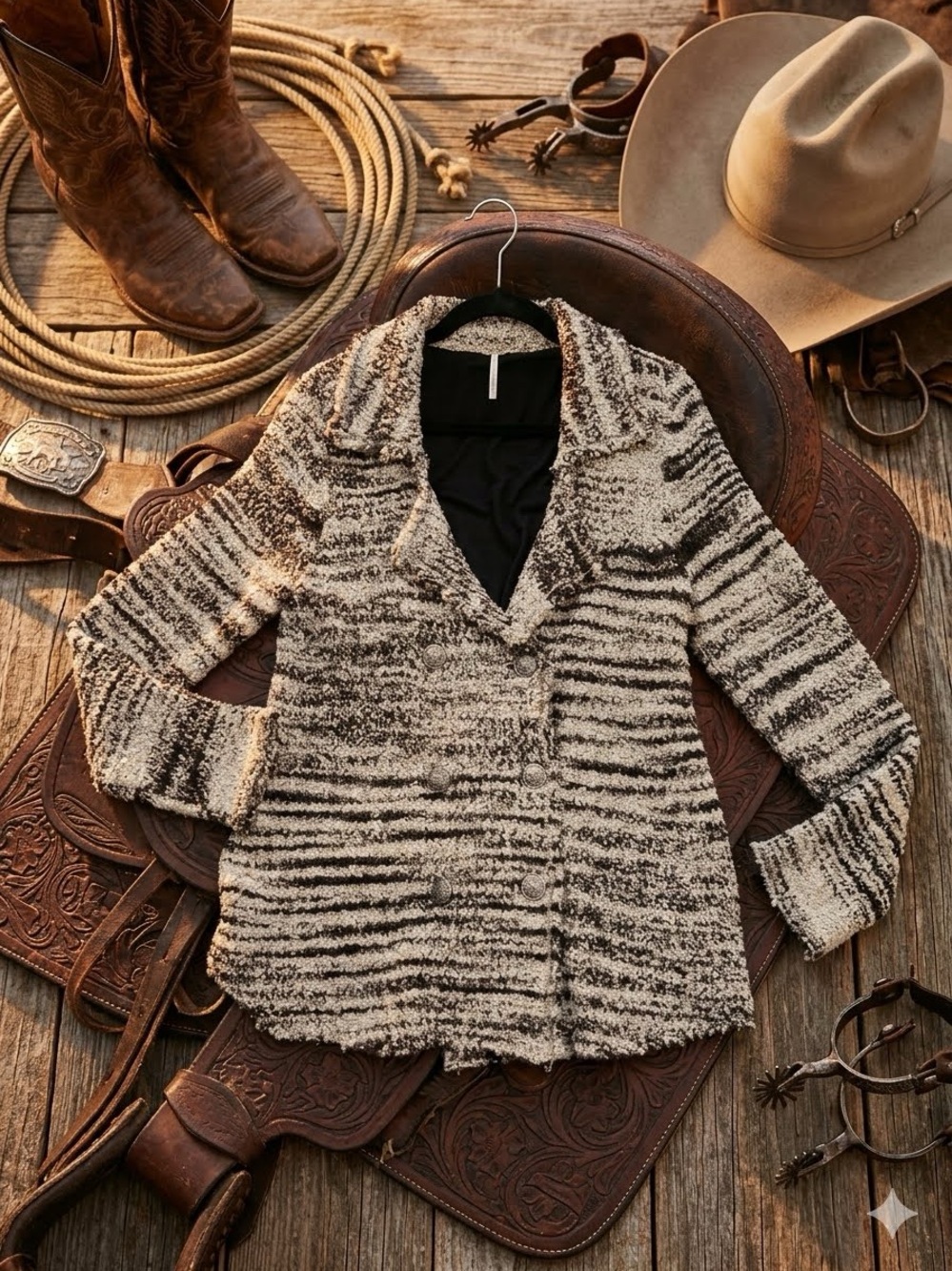 Free people cardigan sweater zebra net button up‎ sweater women’s size large